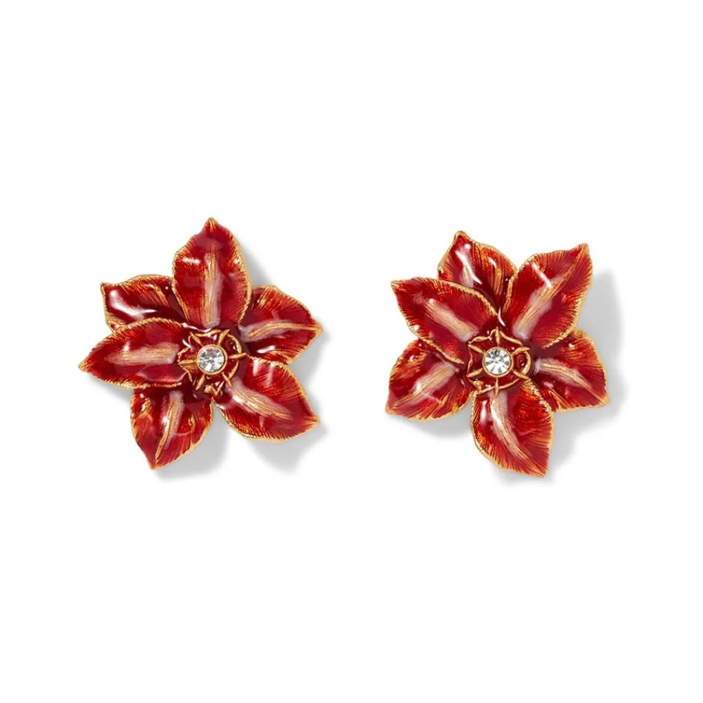 Amaryllis Stud Earrings*The Met Store Cheap