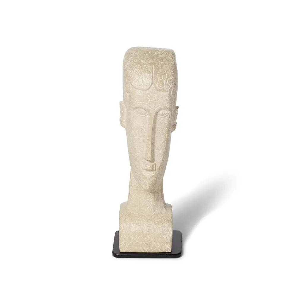 Amedeo Modigliani: Medium Stone Tête Sculpture*The Met Store Hot