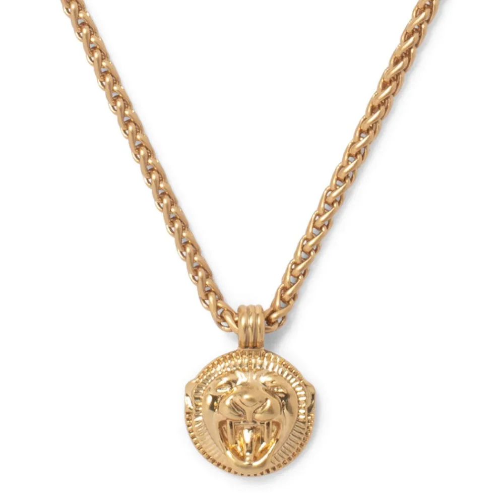 Ancient Lion Pendant Necklace*The Met Store Cheap