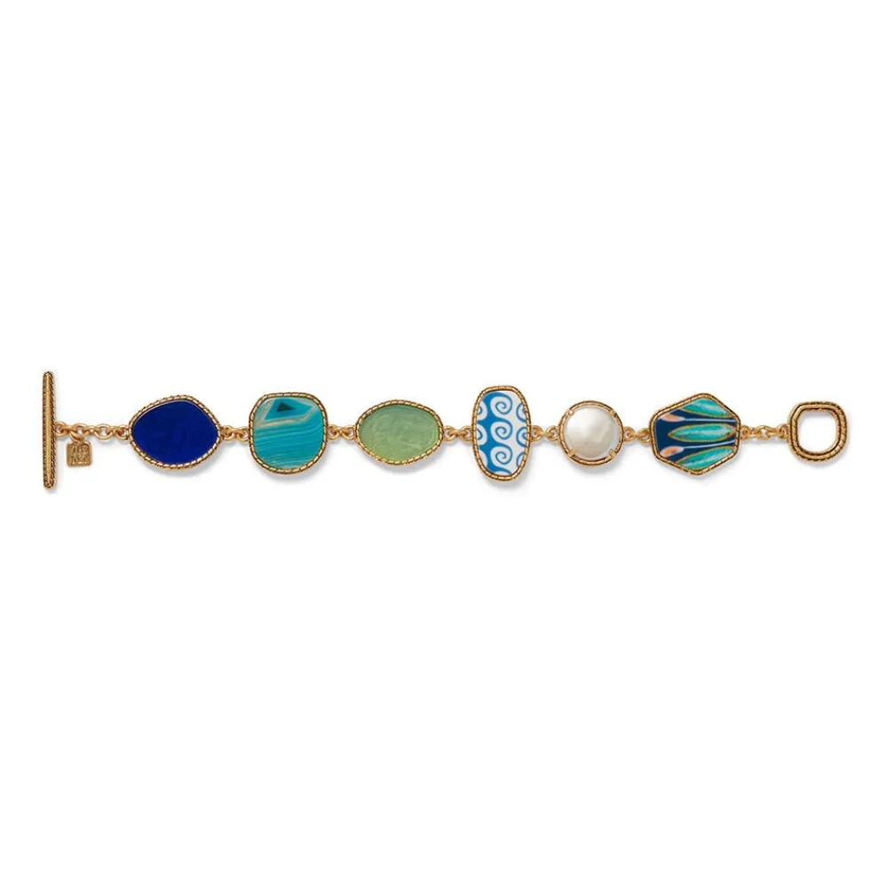 Ancient Mixed Motifs Glass Bracelet*The Met Store Store