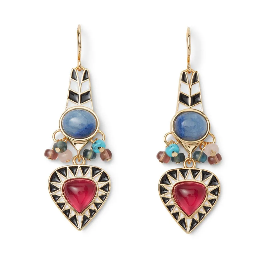 Atef Crown Statement Drop Earrings*The Met Store Outlet