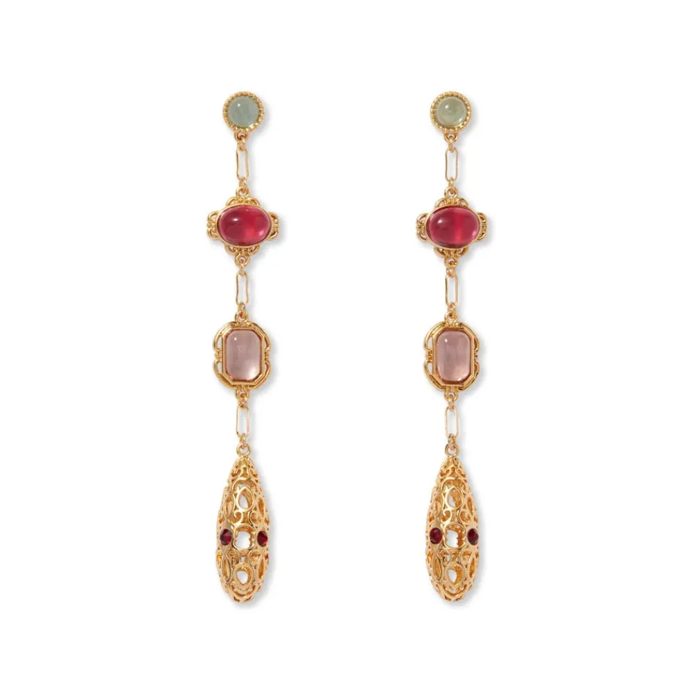 Cascading Gems Drop Earrings*The Met Store Store