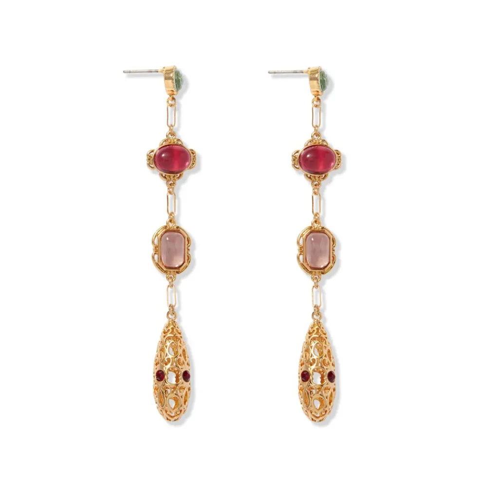 Cascading Gems Drop Earrings*The Met Store Store