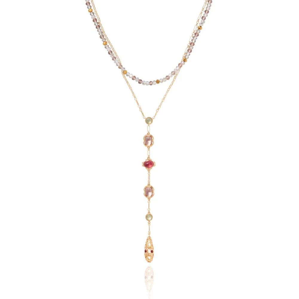 Cascading Gems Y-Necklace*The Met Store Shop