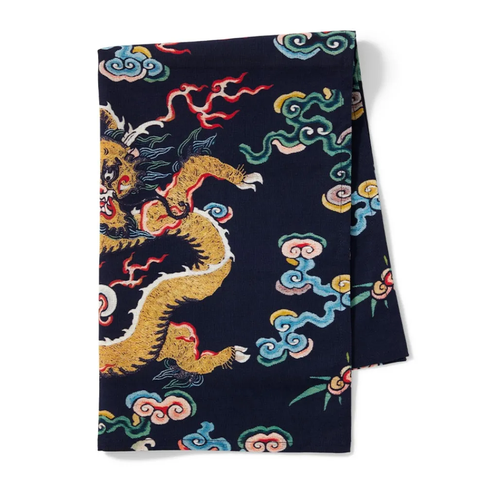 Chinese Dragon Rank Badge Tea Towel*The Met Store Online