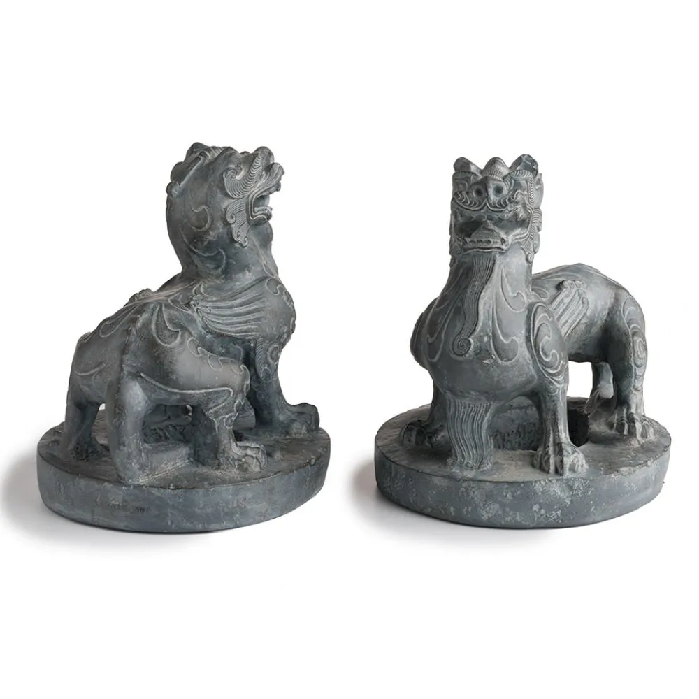 Chinese Guardian Figure Bookends*The Met Store Cheap