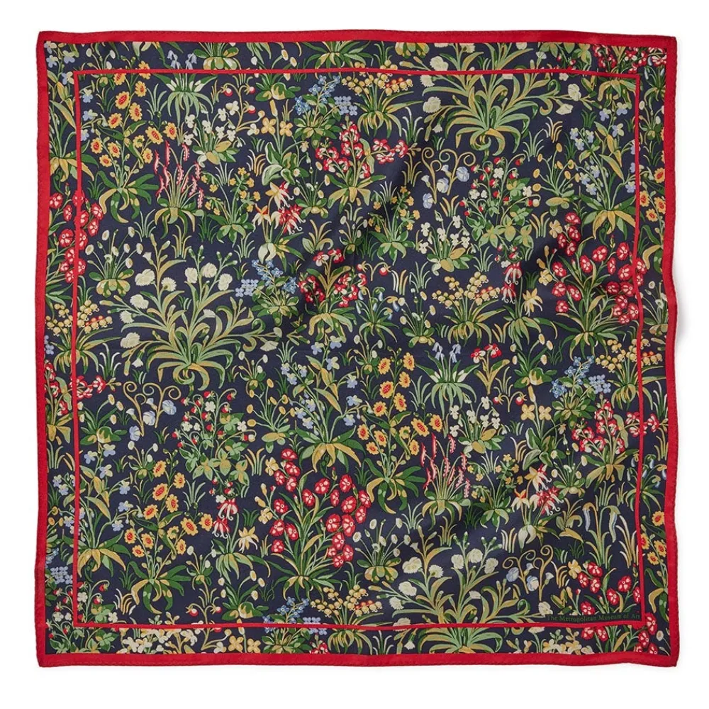 Cloisters Millefleurs Neckerchief*The Met Store Online