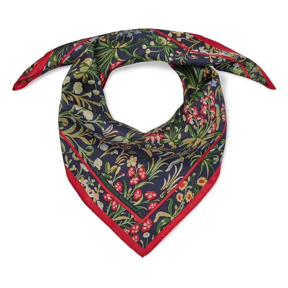 Cloisters Millefleurs Neckerchief*The Met Store Online