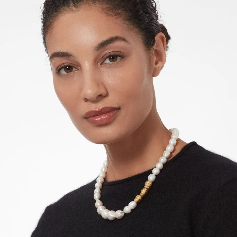 Cypriot Twist Pearl Necklace and Drop Earrings Set*The Met Store Best Sale