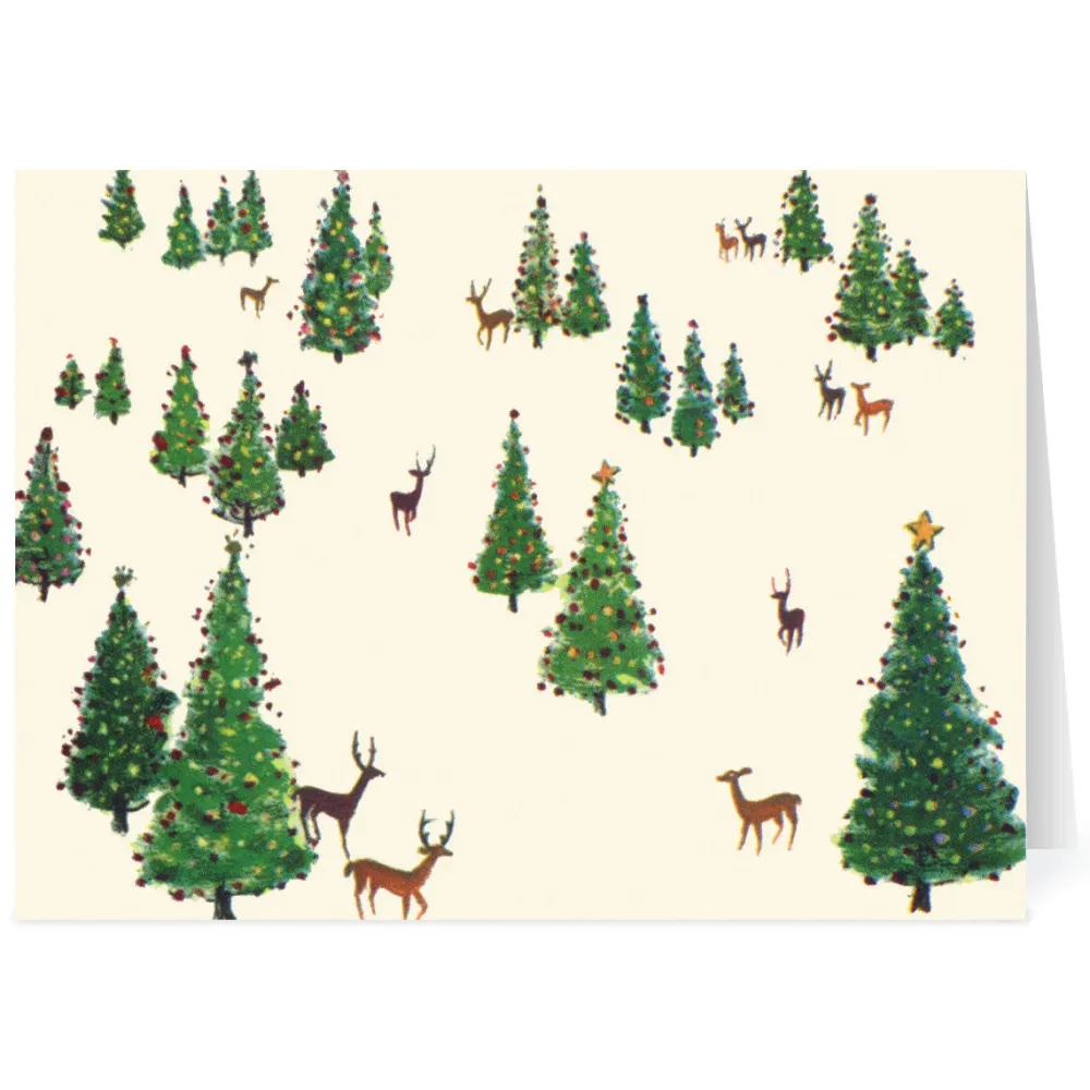 Dehn: Christmas Tree Forest Holiday Cards*The Met Store Hot