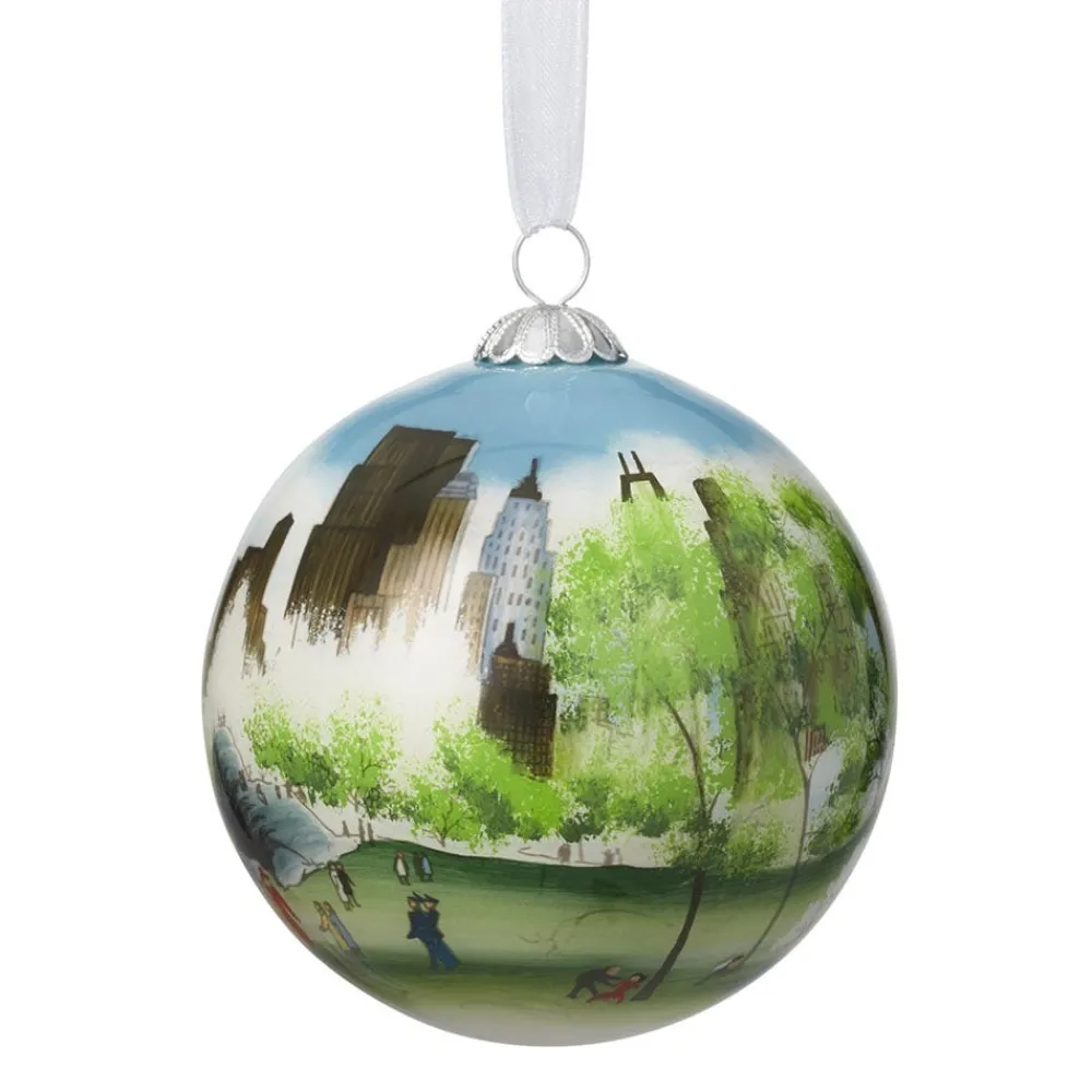 Dehn Spring in Central Park Hand-Painted Glass Ornament*The Met Store Outlet