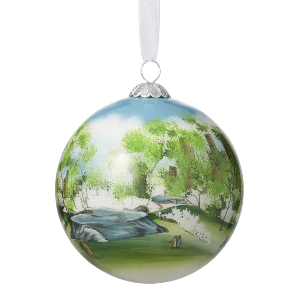 Dehn Spring in Central Park Hand-Painted Glass Ornament*The Met Store Outlet