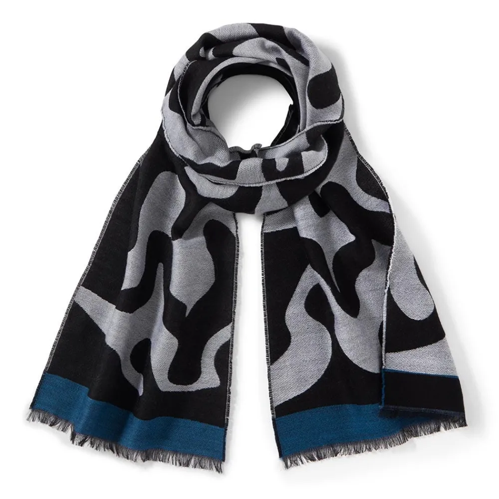 Egyptian Swirled Glass Unisex Oblong Jacquard Scarf*The Met Store Shop