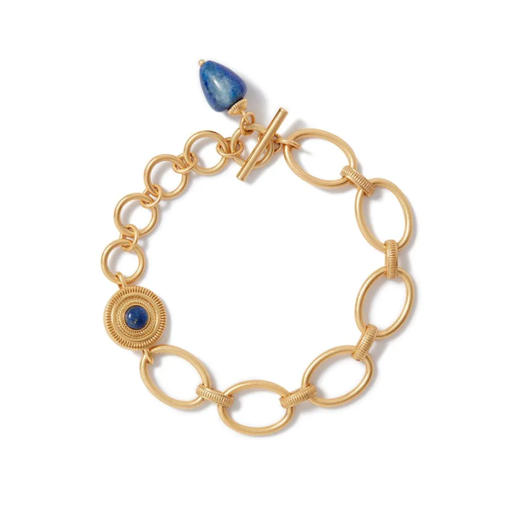 Etruscan Lapis T-Bar Bracelet*The Met Store Online