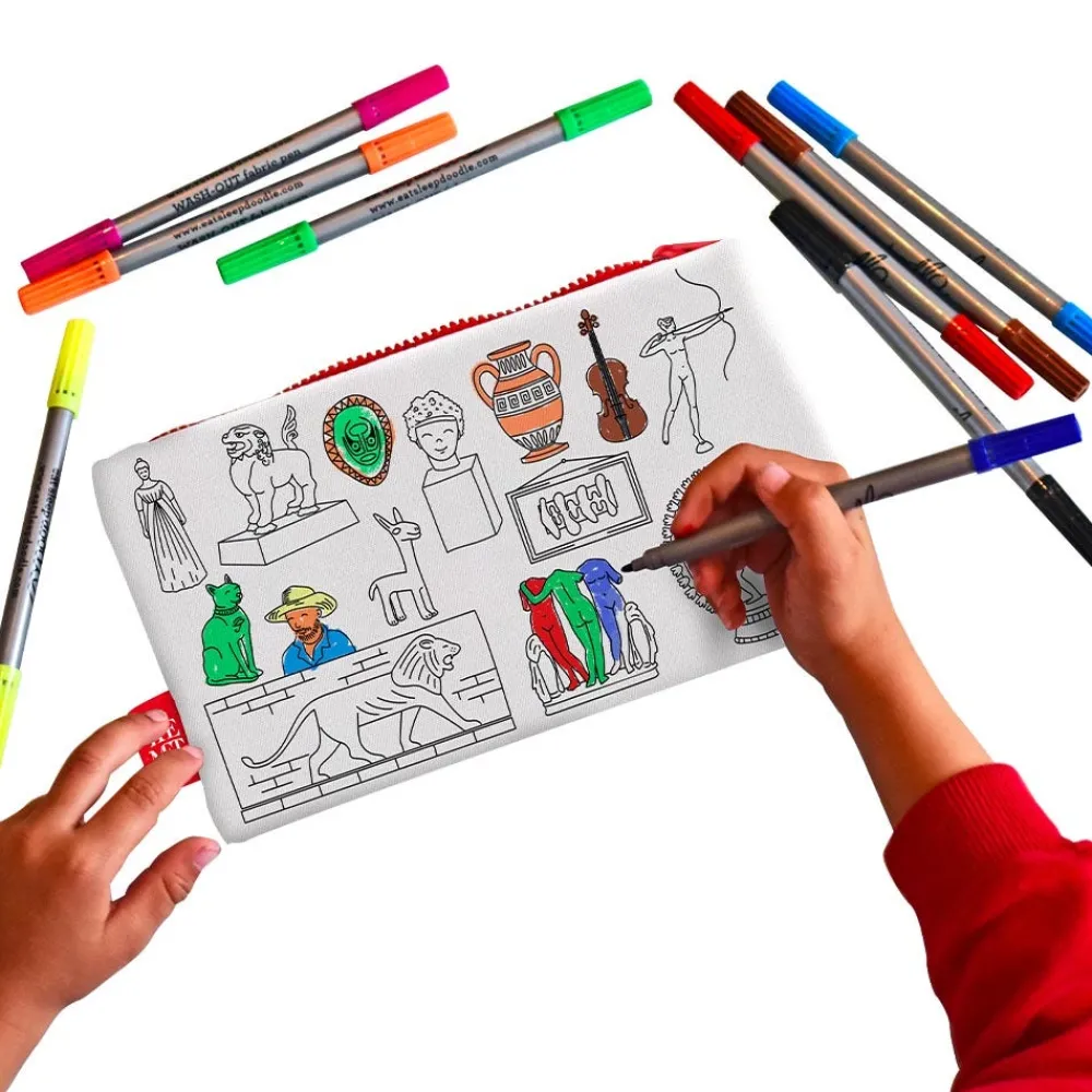 Favorite Galleries of The Met Color & Learn Washable Kids' Pencil Case*The Met Store Store