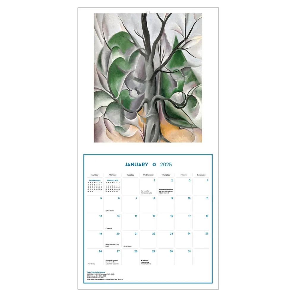 Georgia O'Keeffe Wall Calendar 2025*The Met Store Cheap