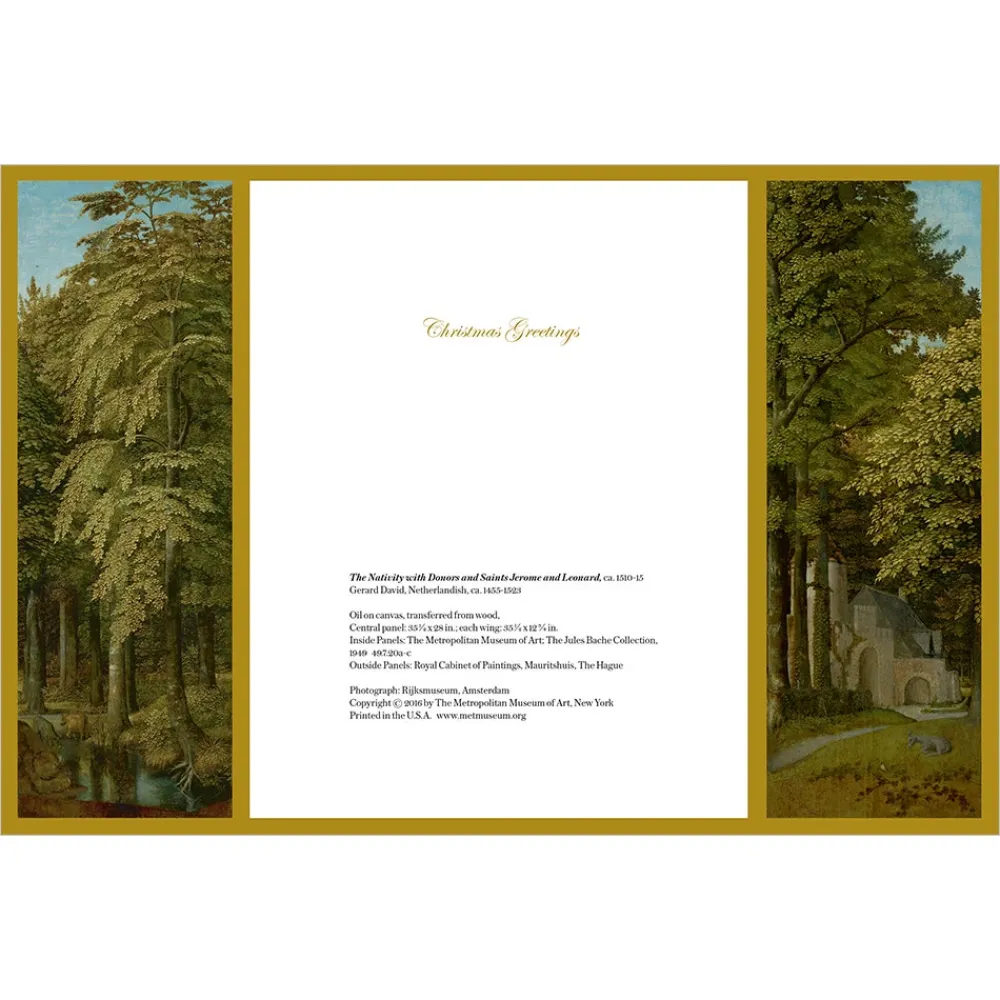 Gerard David: The Nativity Triptych Holiday Cards*The Met Store Shop