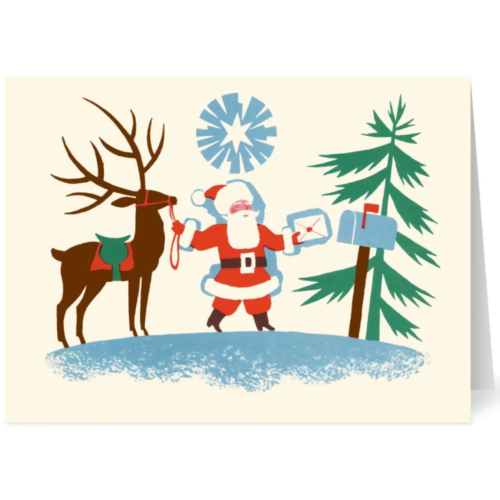 Gordon: Santa at Mailbox Holiday Cards*The Met Store Fashion