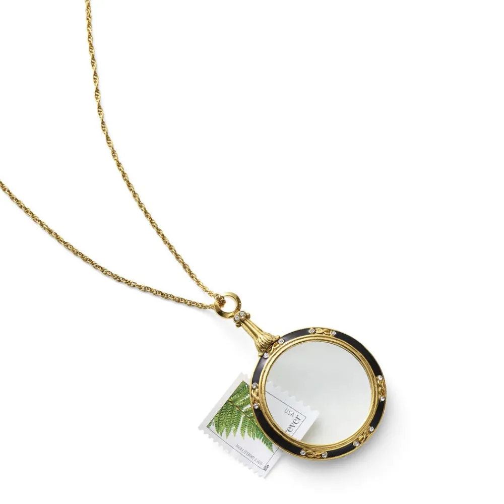 Hand-Enameled Magnifier Pendant Necklace*The Met Store Store