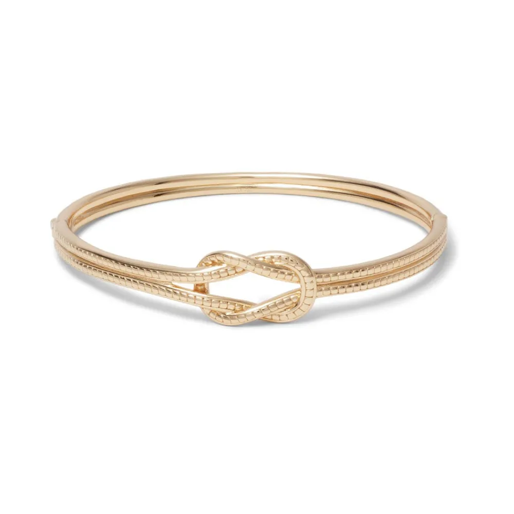 Herakles Knot Hinged Bangle*The Met Store Best