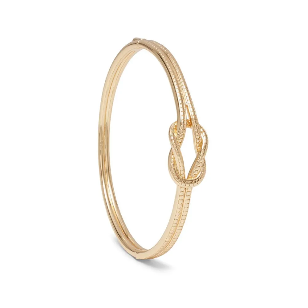 Herakles Knot Hinged Bangle*The Met Store Best