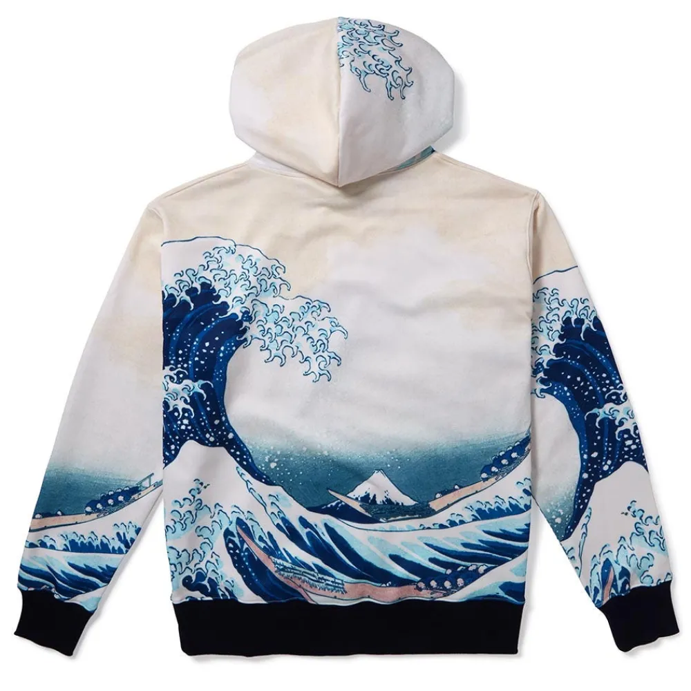 Hokusai Great Wave All-Over Print Unisex Hoodie*The Met Store Online