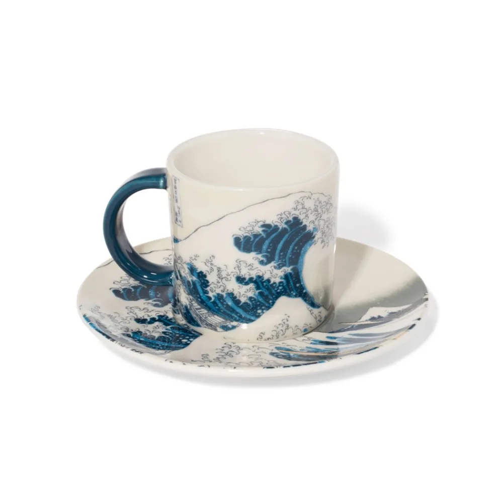 Hokusai Great Wave Espresso Cup and Saucer*The Met Store Outlet