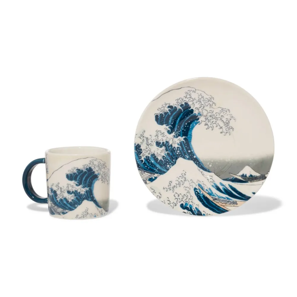 Hokusai Great Wave Espresso Cup and Saucer*The Met Store Outlet