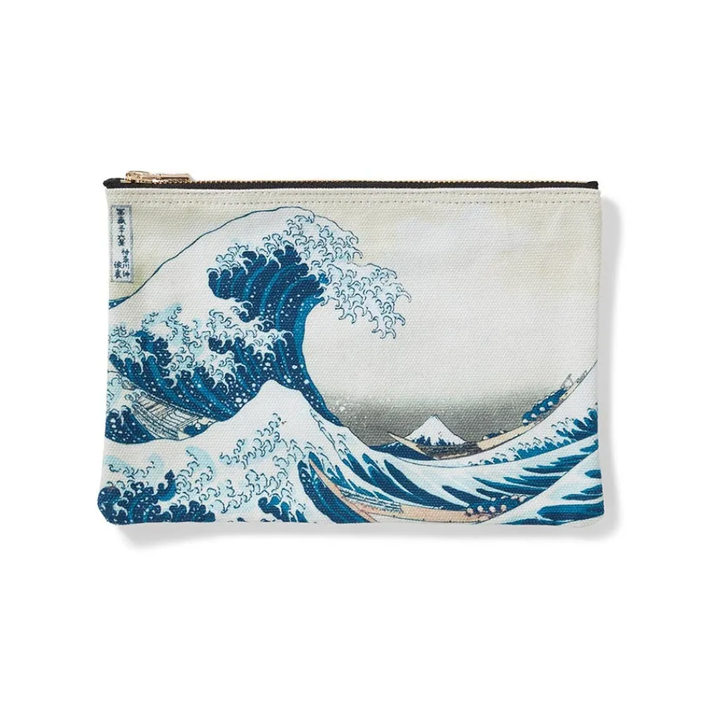 Hokusai Great Wave Zip Pouch*The Met Store Online