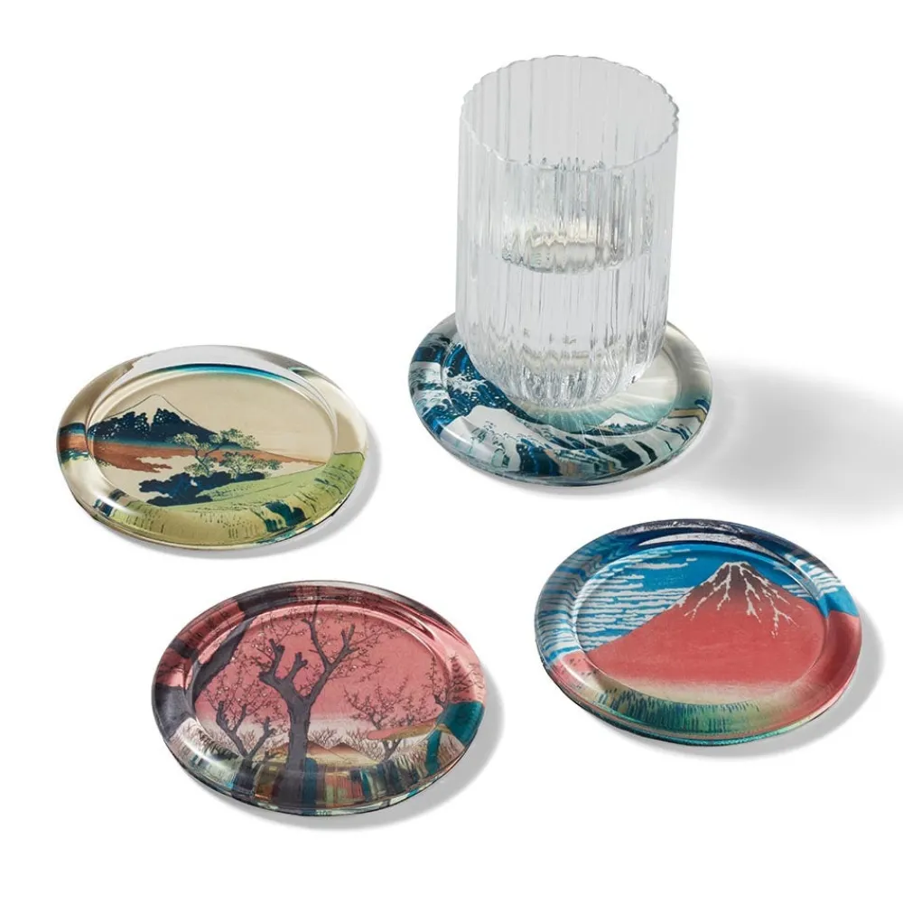 Hokusai Prints Glass Coasters*The Met Store Best Sale