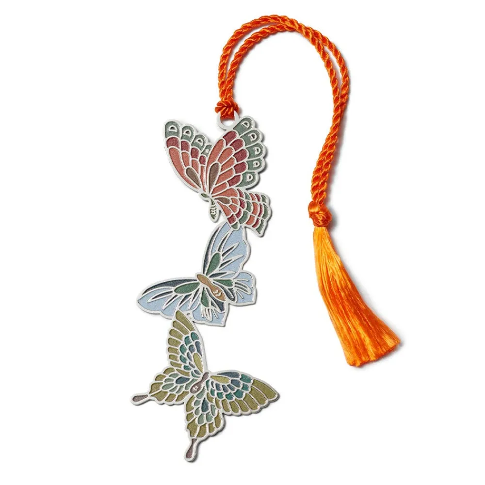 Japanese Obi Butterflies Bookmark*The Met Store Store