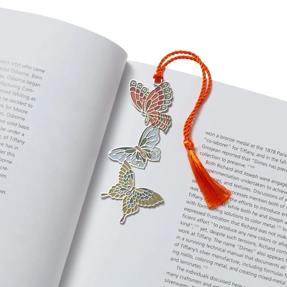 Japanese Obi Butterflies Bookmark*The Met Store Store