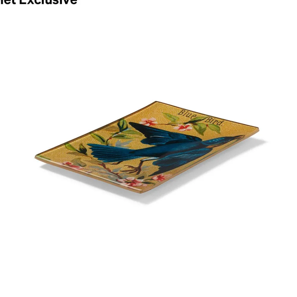 John Derian Bluebird Mini Decoupage Tray*The Met Store Best