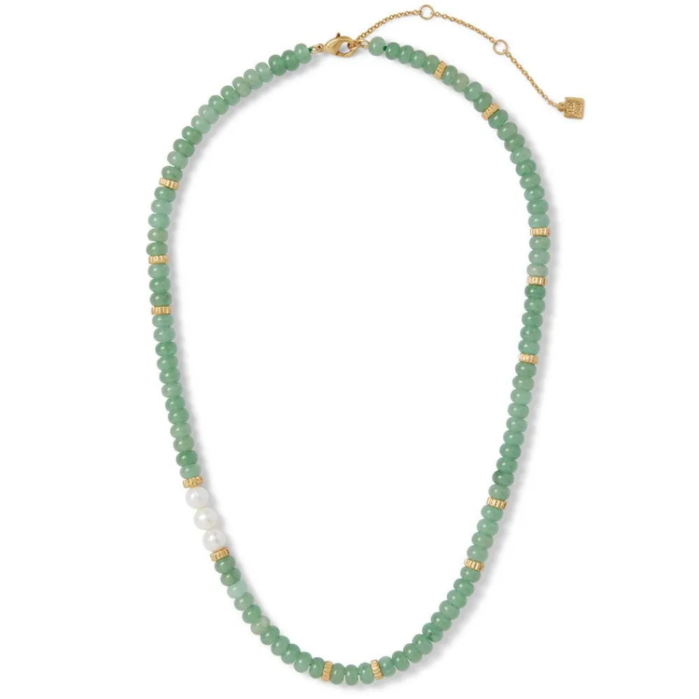 Karavas Gems Aventurine Beaded Necklace*The Met Store Clearance