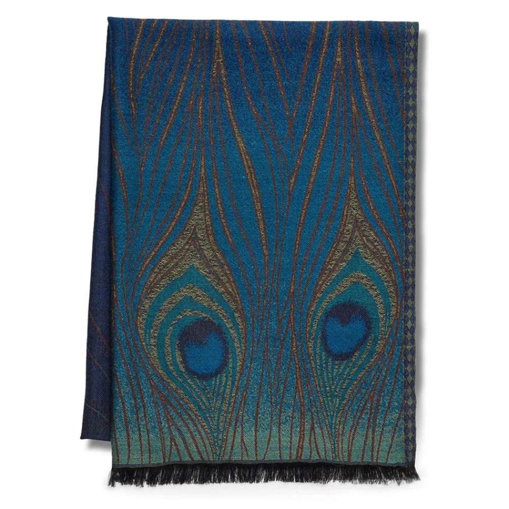 Louis C. Tiffany Peacock Feather Wool-Blend Shawl*The Met Store Cheap