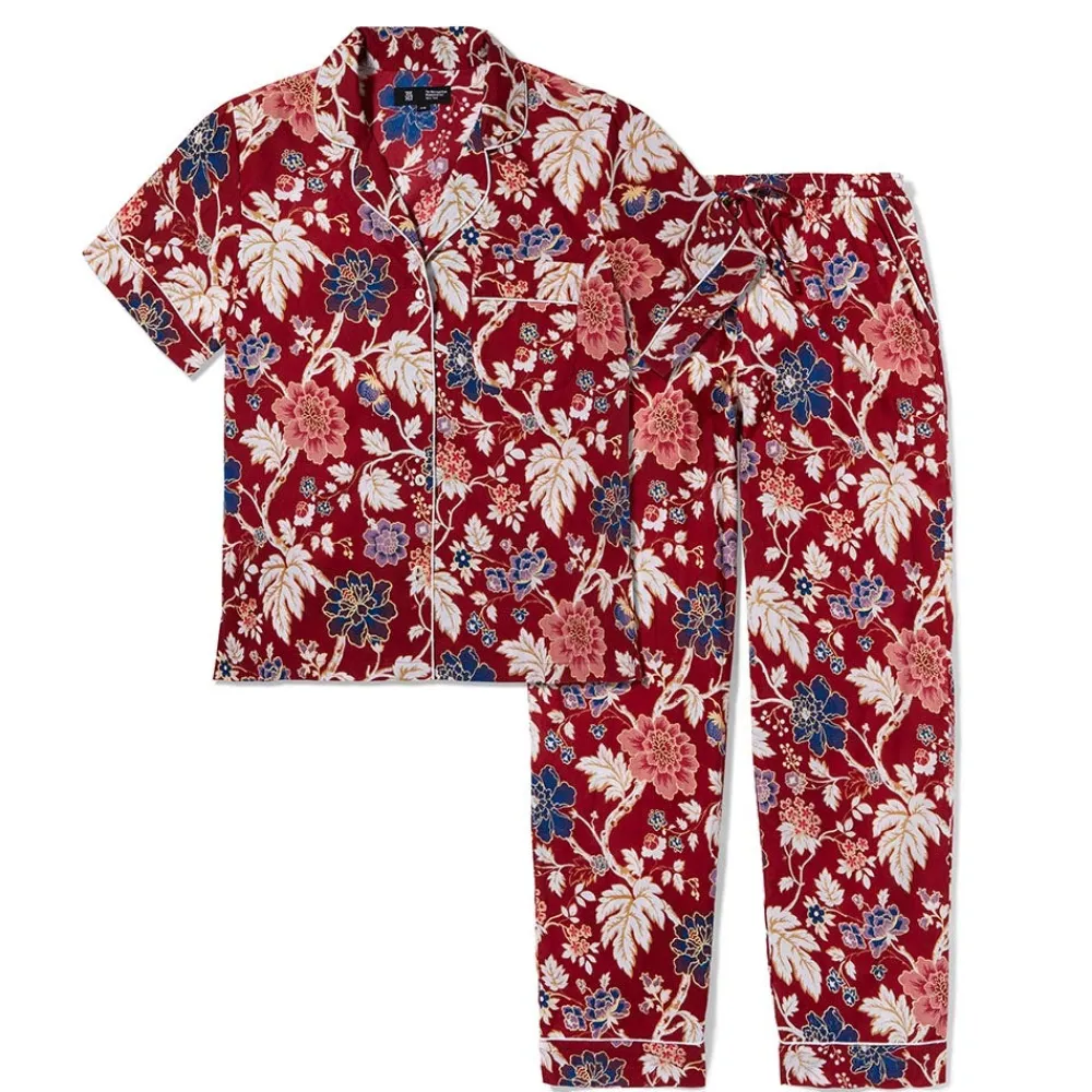 Lyon Floral Cotton Women's Pajamas*The Met Store Clearance