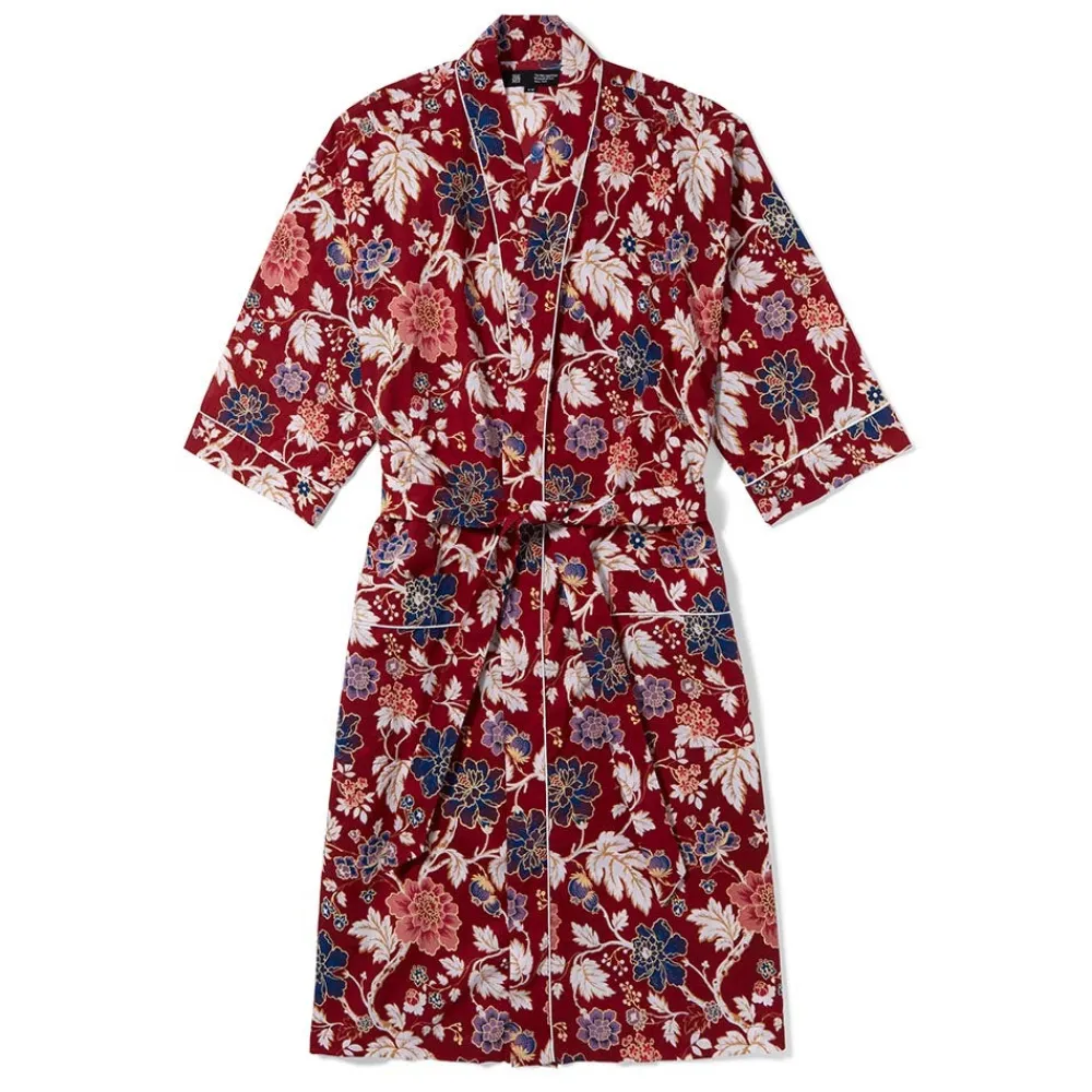 Lyon Floral Cotton Women's Robe*The Met Store Best Sale