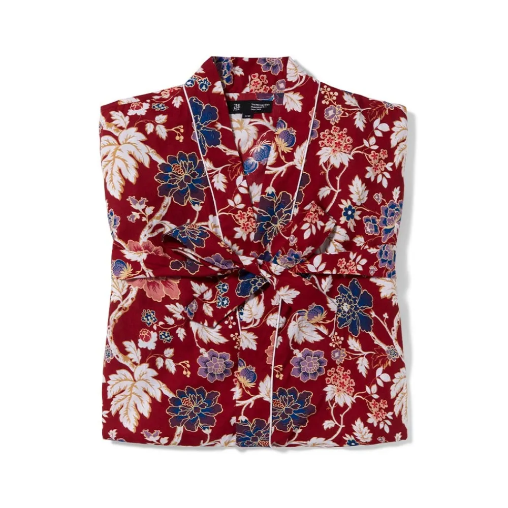 Lyon Floral Cotton Women's Robe*The Met Store Best Sale