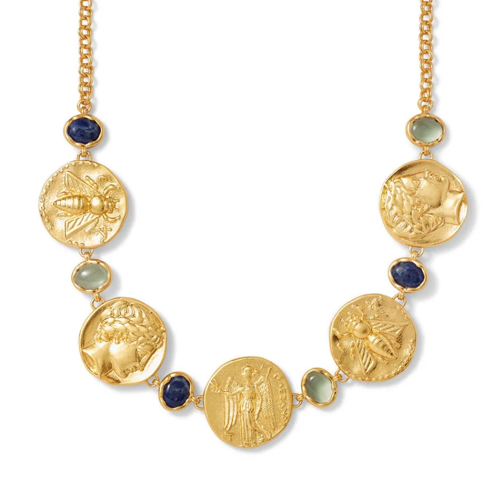 Mediterranean Coin Statement Necklace*The Met Store Fashion