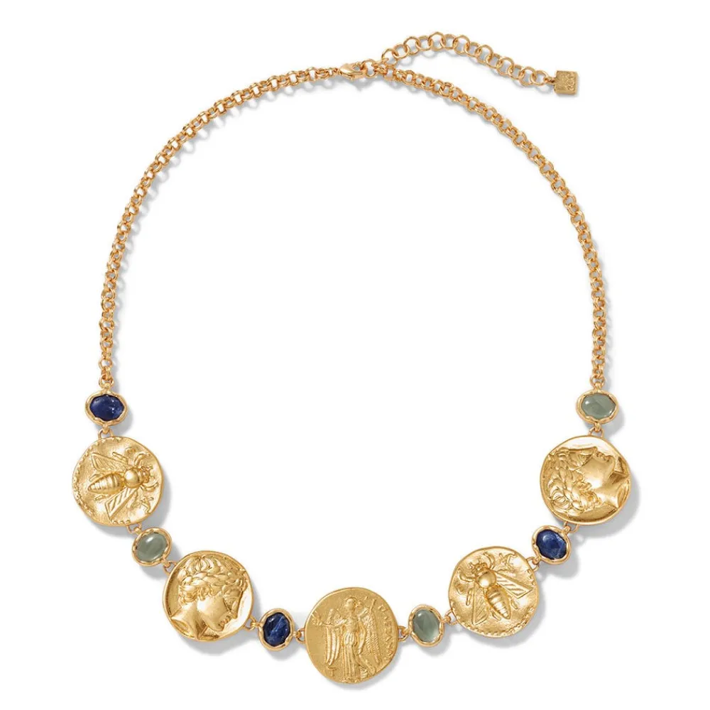 Mediterranean Coin Statement Necklace*The Met Store Fashion