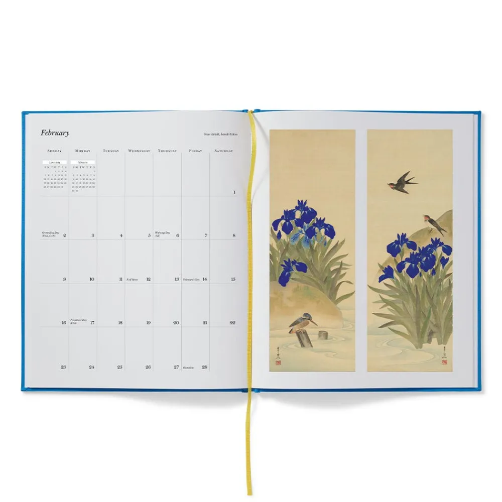 Met Irises Clothbound Monthly Calendar 2025*The Met Store Clearance