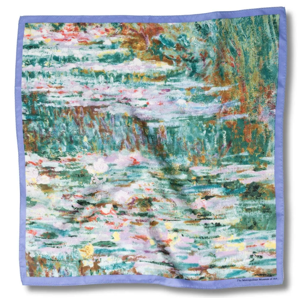 Monet Bridge and Water Lilies Silk Neckerchief*The Met Store Flash Sale