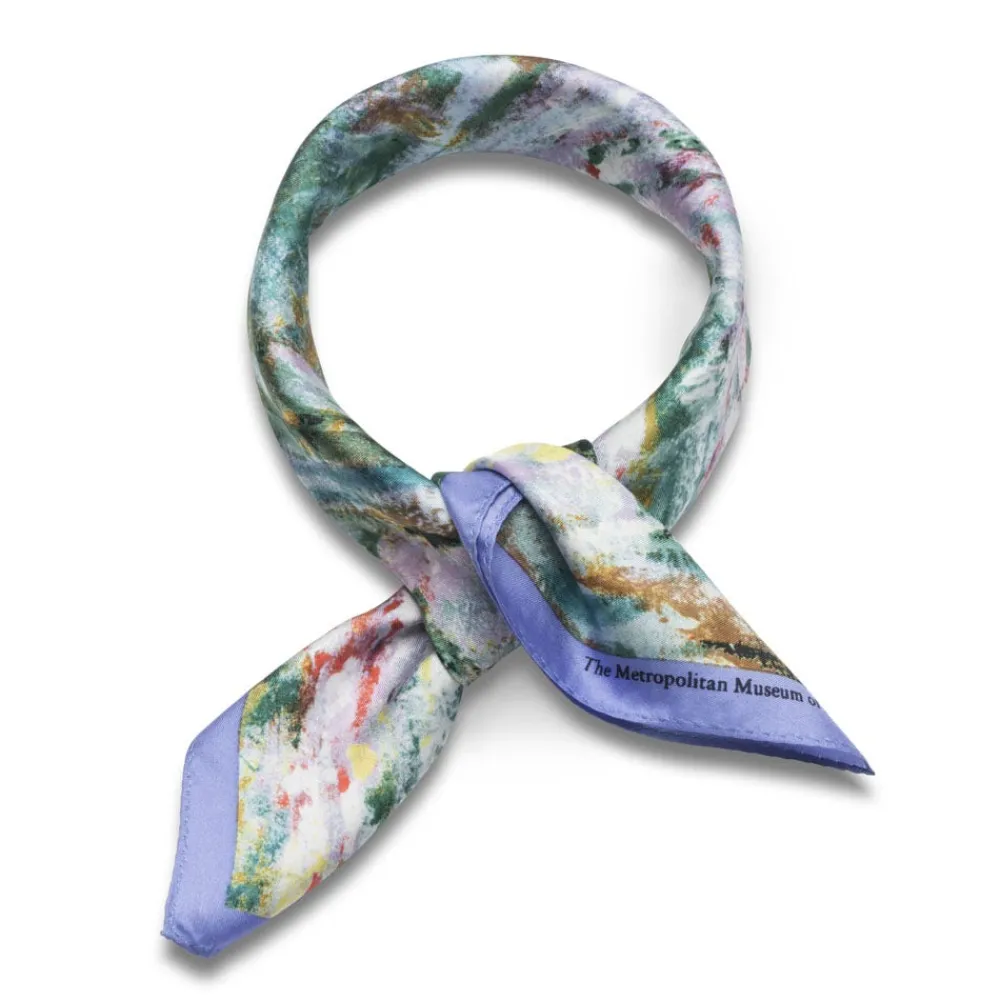 Monet Bridge and Water Lilies Silk Neckerchief*The Met Store Flash Sale