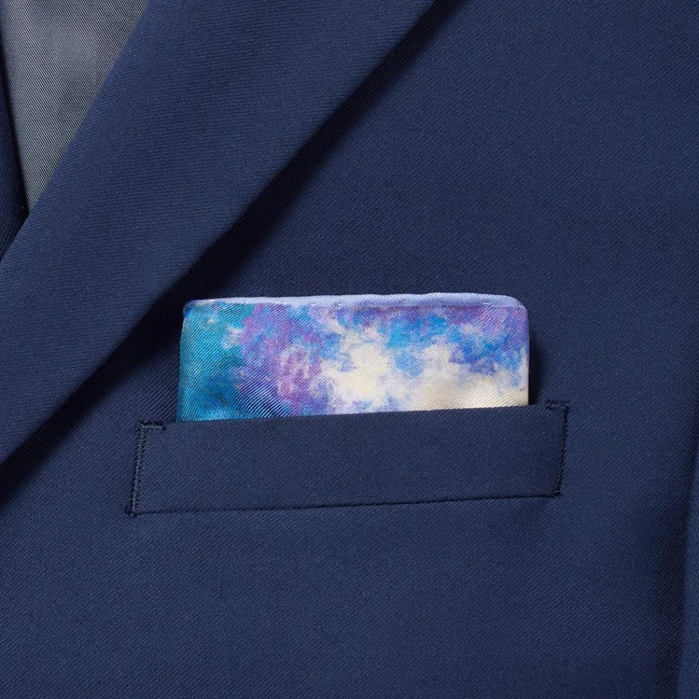 Monet Morning on the Seine Silk Pocket Square*The Met Store Outlet