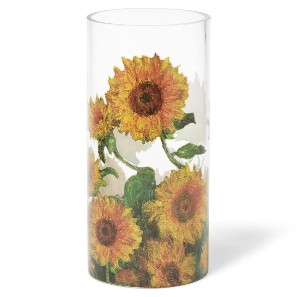 Monet Sunflowers Glass Vase*The Met Store Best