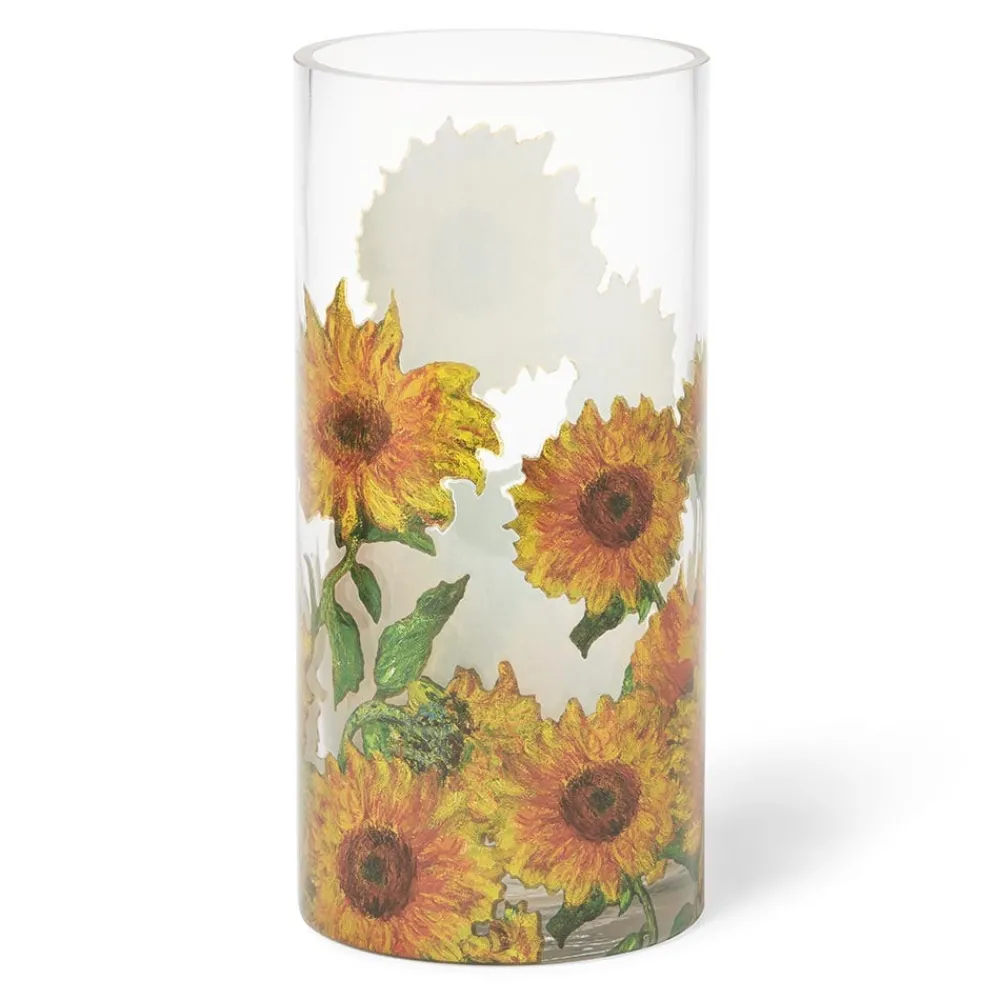 Monet Sunflowers Glass Vase*The Met Store Best