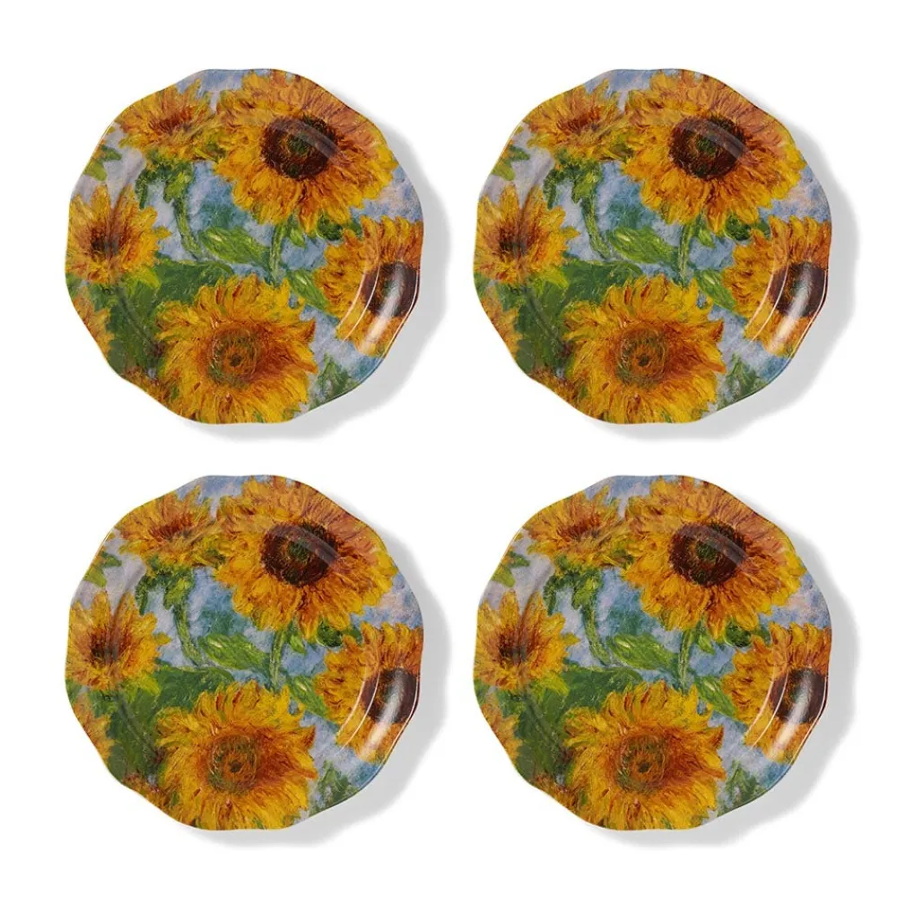 Monet Sunflowers Side Plate Set*The Met Store Fashion