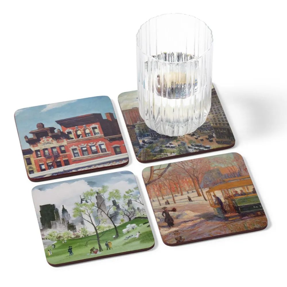 New York in Art Coasters*The Met Store Hot