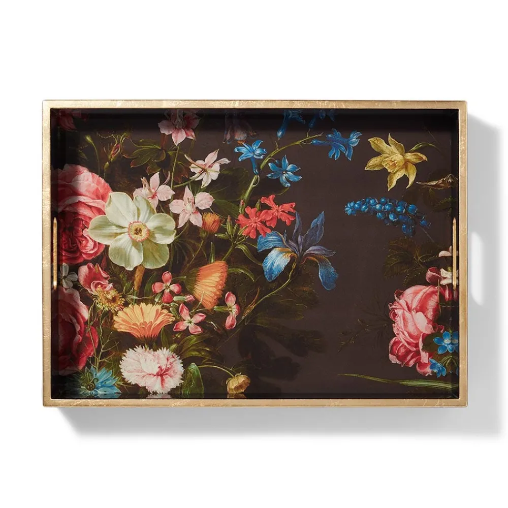 Peeters Bouquet of Flowers Lacquer Tray*The Met Store Flash Sale