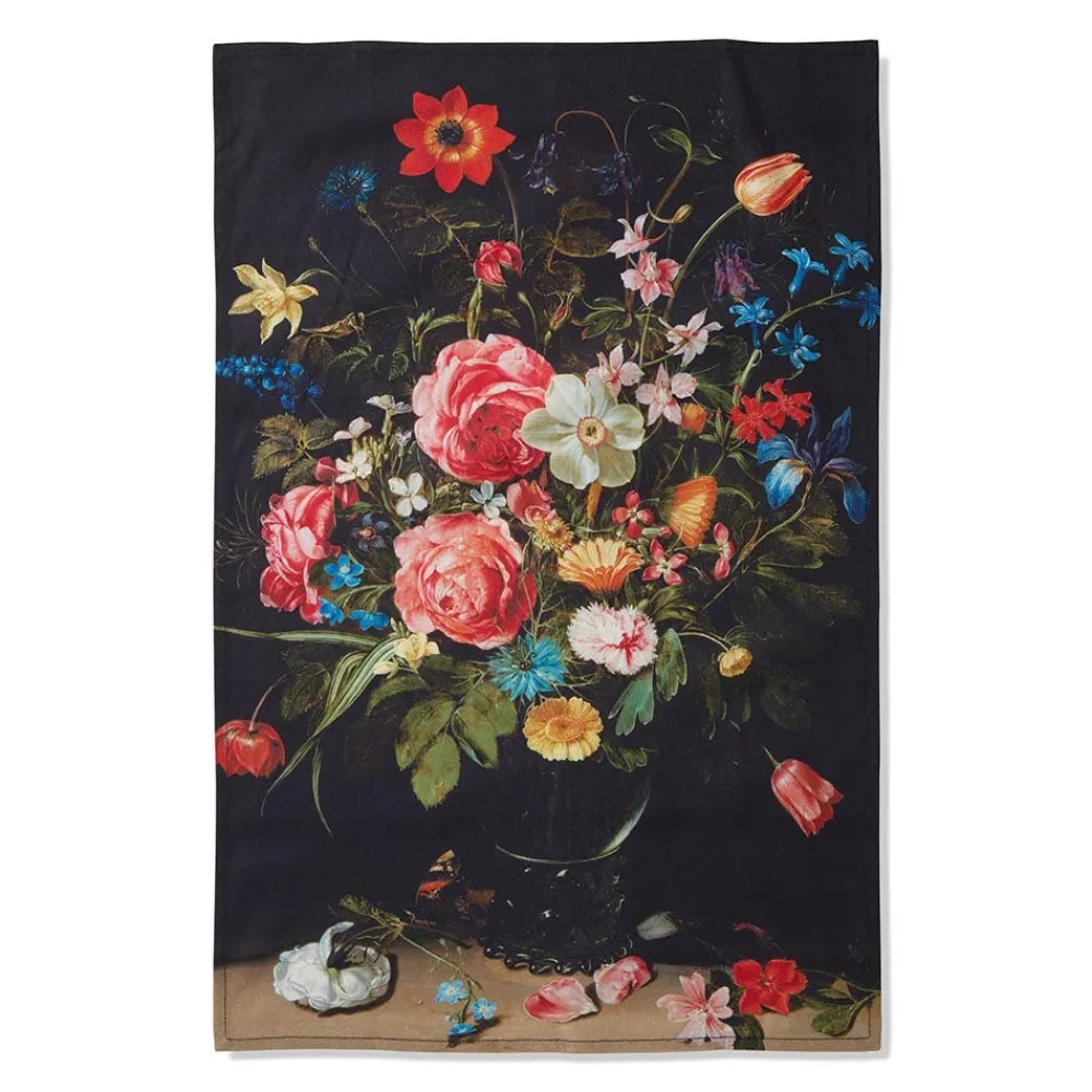 Peeters Bouquet of Flowers Tea Towel*The Met Store Best